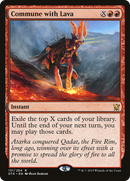 Commune with Lava (DTK-131) [Dragons of Tarkir] Foil