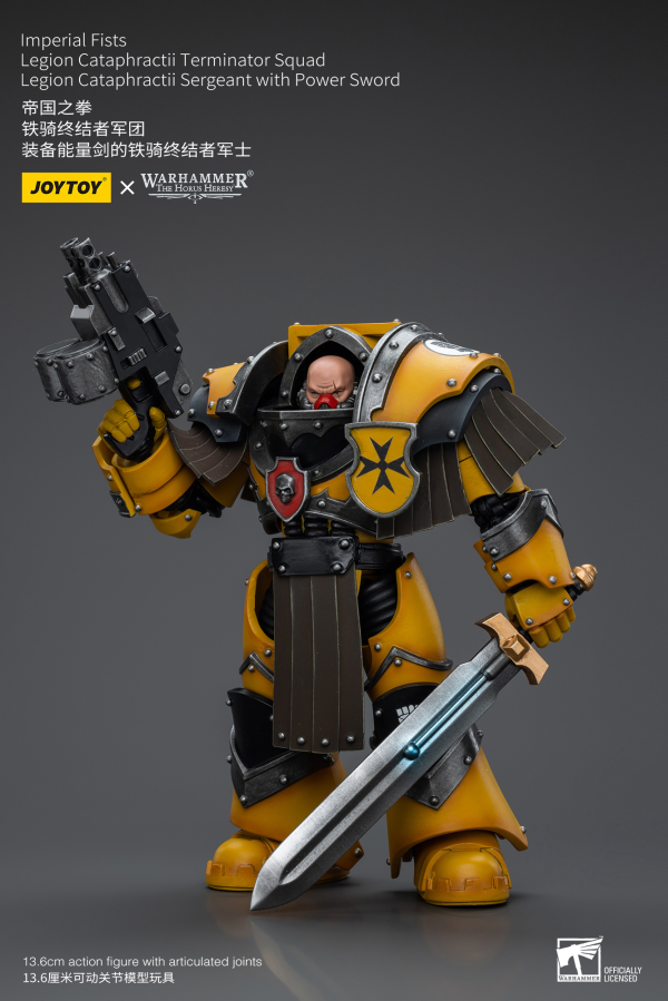 Joytoy: Imperial Fists - Cataphractii Terminator Sergeant with Power Sword