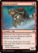 Rescue Leopard (TDM-116) [Tarkir: Dragonstorm] Foil