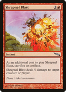 Shrapnel Blast (MRD-106) [Mirrodin] Foil