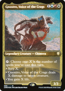 Gnostro, Voice of the Crags (Foil Etched) (CMR-596) [Commander Legends] Etched Foil