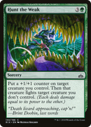 Hunt the Weak (RIX-133) [Rivals of Ixalan] Foil