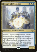 Deputy of Detention (PPELD-165P) [Promo Pack: Ravnica Allegiance Promos] Foil