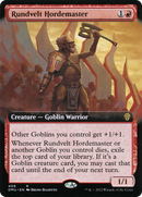 Rundvelt Hordemaster (Extended Art) (DMU-409) [Dominaria United] Foil