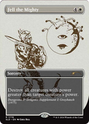 Fell the Mighty (SLD-1778) (Borderless) [Secret Lair Drop] Foil