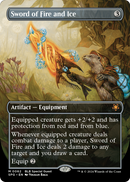 Sword of Fire and Ice (Borderless) (SPG-062) [Special Guests] Foil