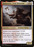 Quintorius, Field Historian (STX-220) [Strixhaven: School of Mages] Foil