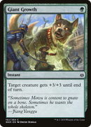 Giant Growth (WAR-162) [War of the Spark] Foil