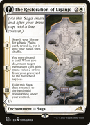 The Restoration of Eiganjo (Extended Art) (NEO-442) [Kamigawa: Neon Dynasty] Foil