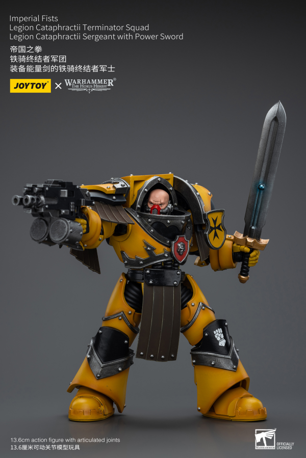 Joytoy: Imperial Fists - Cataphractii Terminator Sergeant with Power Sword