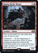 Raging Battle Mouse (PRE-143) [Wilds of Eldraine Promos] Foil