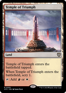 Temple of Triumph (OTC-335) [Outlaws of Thunder Junction Commander]