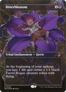 Bitterblossom (Anime Borderless) (Confetti Foil) (WOT-092) [Wilds of Eldraine: Enchanting Tales] Foil