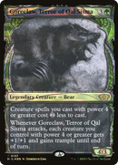 Goreclaw, Terror of Qal Sisma (Halo Foil) (MUL-157) (Showcase) [Multiverse Legends] Foil