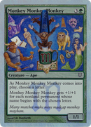 Monkey Monkey Monkey (Alternate Foil) (UNH-104) [Unhinged] Foil