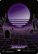 Swamp (SLD-417) (Borderless) [Secret Lair Drop] Foil