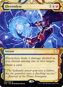 Electrolyze (STA-060) (Showcase) (Borderless) [Strixhaven Mystical Archive] Etched Foil