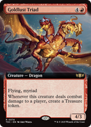 Goldlust Triad (Extended Art) (TDC-074) [Commander: Tarkir: Dragonstorm]