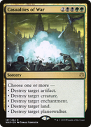 Casualties of War (WAR-187) [War of the Spark] Foil