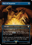 Pact of Negation (Borderless) (LTC-523) [Tales of Middle-earth Commander] Foil