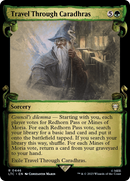 Travel Through Caradhras (Showcase Scrolls) (LTC-446) [Tales of Middle-earth Commander] Foil