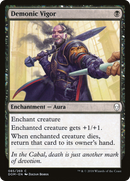 Demonic Vigor (DOM-085) [Dominaria] Foil