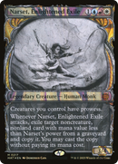 Narset, Enlightened Exile (Halo Foil) (MAT-217) (Showcase) [March of the Machine: The Aftermath] Foil