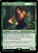 Leela, Sevateem Warrior (Surge Foil) (WHO-712) [Doctor Who] Foil