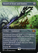 Sword of Feast and Famine (Borderless) (2XM-364) (Borderless) [Double Masters]