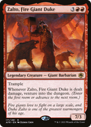 Zalto, Fire Giant Duke (PPAFR-171P) [Promo Pack: Adventures in the Forgotten Realms Promos] Foil