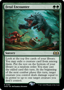 Feral Encounter (PPWOE-169) [Promo Pack: Wilds of Eldraine Promos] Foil