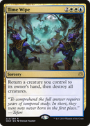 Time Wipe (PPELD-223P) [Promo Pack: War of the Spark Promos] Foil