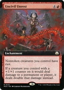 Uncivil Unrest (Extended Art) (MOC-122) [March of the Machine Commander] Foil
