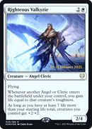 Righteous Valkyrie (PRE-24S) [Kaldheim Promos] Foil