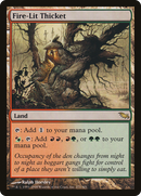 Fire-Lit Thicket (SHM-271) [Shadowmoor] Foil