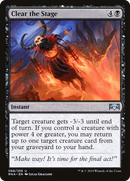 Clear the Stage (RNA-068) [Ravnica Allegiance]
