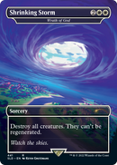 Shrinking Storm - Wrath of God (SLD-441) (Borderless) [Secret Lair Drop] Foil