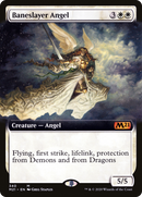 Baneslayer Angel (Extended Art) (M21-340) [Core Set 2021] Foil