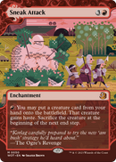 Sneak Attack (WOT-050) (Showcase) (Borderless) [Wilds of Eldraine: Enchanting Tales] Foil