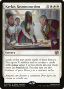 Kayla's Reconstruction (PPBRO-010) [Promo Pack: The Brothers' War Promos] Foil
