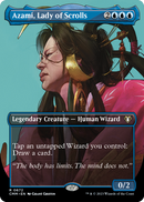 Azami, Lady of Scrolls (Borderless) (CMM-672) [Commander Masters] Foil