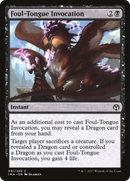Foul-Tongue Invocation (IMA-091) [Iconic Masters] Foil