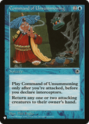 Command of Unsummoning (LIST-POR-48) [The List]