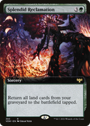 Splendid Reclamation (Extended Art) (VOW-393) [Innistrad: Crimson Vow] Foil