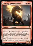 Flaming Tyrannosaurus (WHO-085) [Doctor Who] Foil