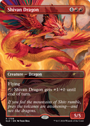Shivan Dragon (SLD-1709) (Borderless) [Secret Lair Drop]