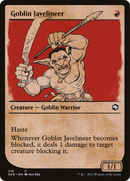 Goblin Javelineer (Showcase) (AFR-318) [Adventures in the Forgotten Realms] Foil