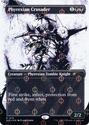Phyrexian Crusader (Step-and-Compleat Foil) (SLD-1214) (Borderless) [Secret Lair Drop] Foil
