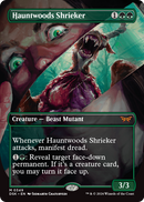 Hauntwoods Shrieker (Borderless) (DSK-349) [Duskmourn: House of Horror] Foil