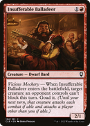 Insufferable Balladeer (CLB-184) [Commander Legends: Battle for Baldur's Gate] Foil